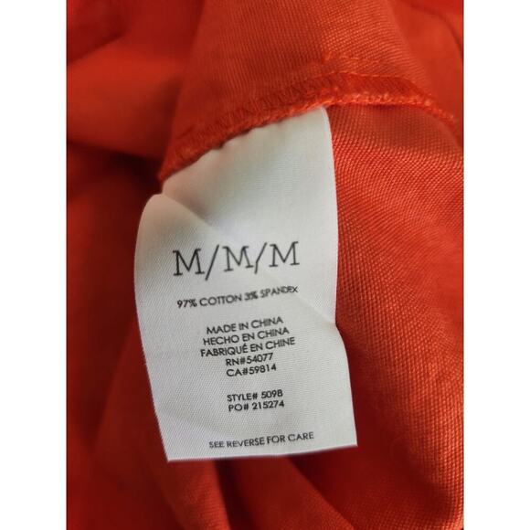 Cabi sz M orange full button front cropped Pockets jacket blazer Careerwear work - Picture 5 of 10